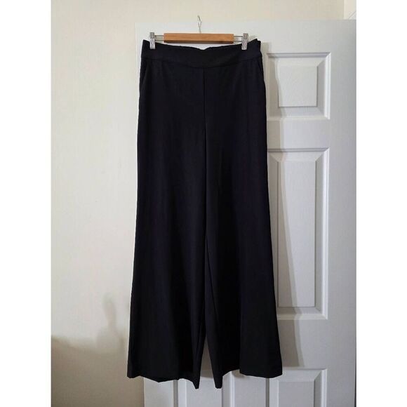 SUMMERSALT $95 The Perfect Wide Leg High Waisted Pant in Black Size 10 - Picture 2 of 11